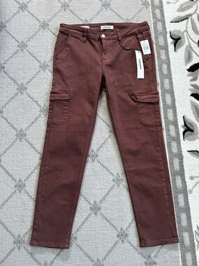 VIGOSS Women's Karley Cargo Skinny Jeans Mullberry